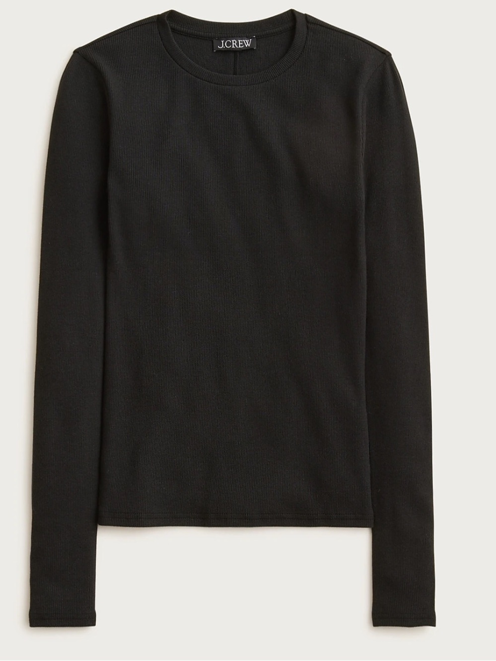 NWT J Crew Perfect Rib Long-Sleeve Crewneck Tee